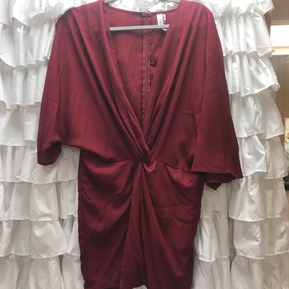 Maroon Semi-formal dress